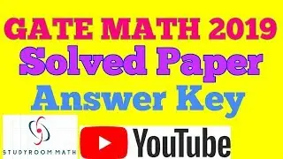 GATE MATHEMATICS 2019 || ANSWER KEY