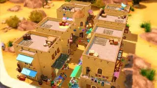 Agrabah Market | The Disney Save #111 | Sims 4 Save File Speed Build