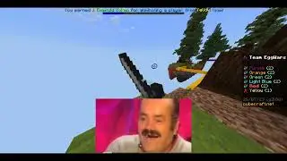 Minecraft Egg Wars cubecraft, Almost a winning game 😭