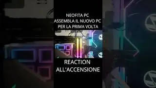 REACTION AL MIO PRIMO ASSEMBLAGGIO (ASSEMBLO IL MIO PRIMO PC) #hardware #pcgaming #gaming  #shorts