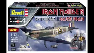 Revell 1:32 Spitfire Mk II - Iron Maiden edition / Kit Review