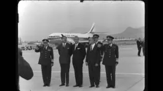 Inauguración oficial Aeropuerto Pudahuel, 9 febrero 1967