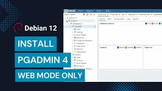 How to Install pgAdmin 4 Web Mode Only on Debian 12 (Bookworm)
