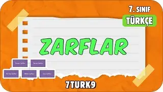 Zarflar 📙 7. Sınıf Türkçe 