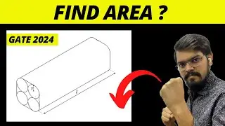 Find Area of Duct Tape - GATE 2024 Aptitude Question
