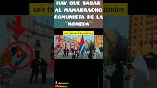 CUBAN0S PROTESTANDO CONTRA EL PDTE. GABRIEL BORIC EN LA MONEDA  #shorts #politics #president #chile