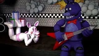 [FNAF C4D SPEED ART] Bonnie x Mangle 01 (IMAGE)