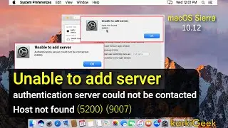 FIX Unable to Add Server | Authentication Server Could Not Be Contacted | Host Not Found | karkiGeek