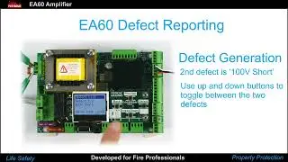 EA60 amplifier defect reporting and logging