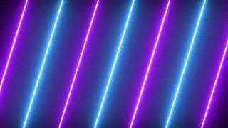 Neon VJ loop Abstract video 2022, free to use, no copyright content (black mart)