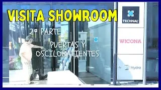 Visita Showroom TECHNAL  Tipos de Puertas y Ventanas ABATIBLES