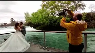 Gelin Damat Fotoğraf Çekimi dış çekim kamera arkası