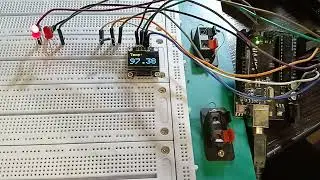 OLED i2C display Temperature. Термистор. Вывод температуры на OLED дисплей.