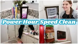 POWER HOUR SPEED CLEAN | SPEED CLEANING MOTIVATION 2021