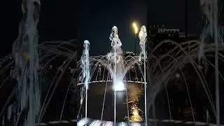 Благовещенск.Танец фонтанов под 