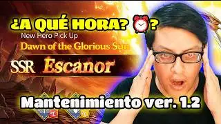 ¡POR FIN LLEGA ESCANOR! ☀️ Resumen Mantenimiento Versión 1.2 | The Sun Rises Again