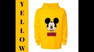 RENDY HOODIE JACKET MICKEY DESIGN FOR MEN AND WOMEN HIGH QUALITY FOR MEN & WOMEN