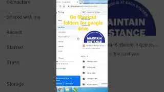 how to Go Shortcut folders for google drive