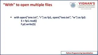 Python: Opening Files using "with: keyword