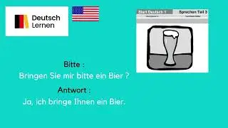 Goethe Certificate A1 Start German 1 Speaking Part 3 Exercise Set 1 & English