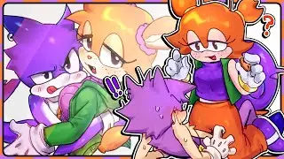 Bunny GF & Shark Bf's Furry Date Night (Friday Night Funkin' Comic Dub)