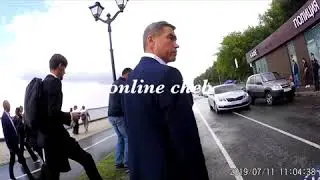 Ладыков и компани посетили московскую набережную