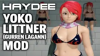 Yoko Littner (Gurren Lagann) Mod | Haydee | White Zone, Hardcore, Walkthrough, 8K, HDR