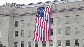 Pentagon 9/11 Flag Unfurling Ceremony