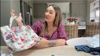 Huge charity shop haul £15 spend clothing and homewares