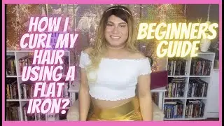 How to curl your hair | Using a Flat Iron |Beginners Guide | Peter Miles Channel