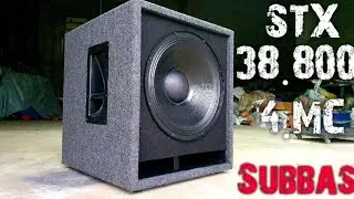 How To Build A Subwoofer PA 15'' DIY - Budowa subbasu estradowego STX 38.800.4.MC