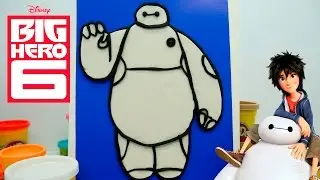 Плей До. Робот Бэймакс из пластилина. Игры для детей