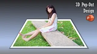 MS PowerPoint : 3D Pop-Out Design Photo Effect in PowerPoint 3019 | PPT 3D Pop Out Image BY AR