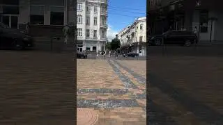 Soborna street- central street in Vinnytsya ( Ukraine 🇺🇦) 