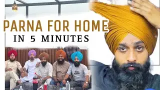 5 mint vich parna/madassa ghar lai @DildeepAmbala #parna #dastar #madassa #pagg #home #local