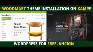 Woodmart theme installation and demo import in xampp