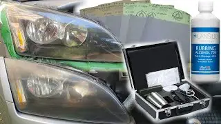 How to restore headlights with polymer