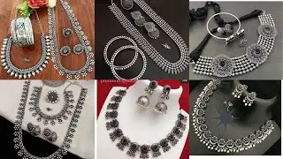 oxidised silver jewellery with price//oxidised jewellery combos//link in description