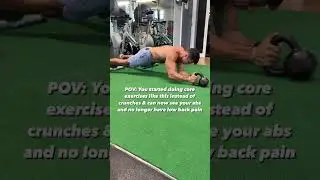 How to Properly Perform Plank Kettlebell Slides For Abs (Exercise Demonstration)