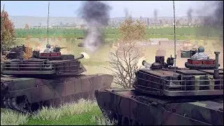 M1A2 ABRAMS ASSAULT vs T-72B3 DEFENSE
