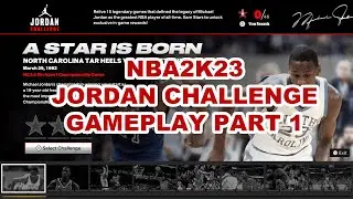 NBA 2K23 Jordan Challenge Gameplay Part 1 Premiere 