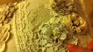 No Sew Vintage Pillow ~DT Project Craftsupplies1