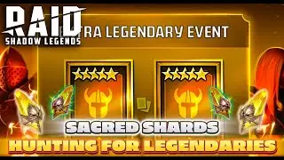DOUBLE Legendary!! SACRED Shards PULLS for the Extra Legendary - A F2P Series | RAID: Shadow Legends