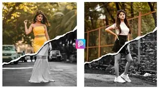 PicsArt Dual Color Background Photo Editing | PicsArt Photo Editing Tutorial | MX Munna Editz |