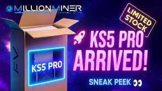 Antminer KS5 PRO (21 TH/s Kaspa Miner) Shipping Sneak Peak 👀