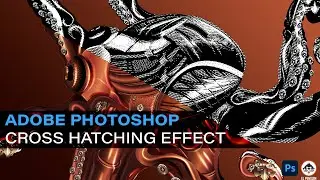 Photoshop Cross Hatching Effect Tutorial – Engraved Texture Technique | El Penguin Studio