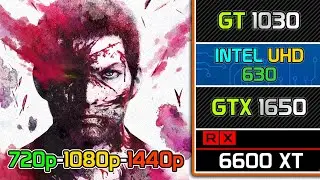 Stranger of Paradise: Final Fantasy Origin || GT 1030 | Intel HD/UHD 630 | GTX 1650 | RX 6600 XT