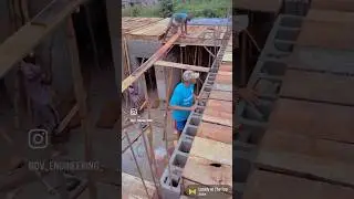 Carpentry work for slab #construction #house #bulding