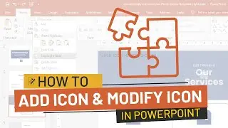 How to Add icon and Modify Icons in PowerPoint Very Easy