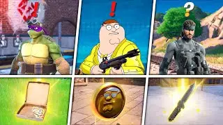 ALL BOSSES and MYTHICS in Fortnite Chapter 5 Season 1! (Peter Griffin, Vaults, Oscar)